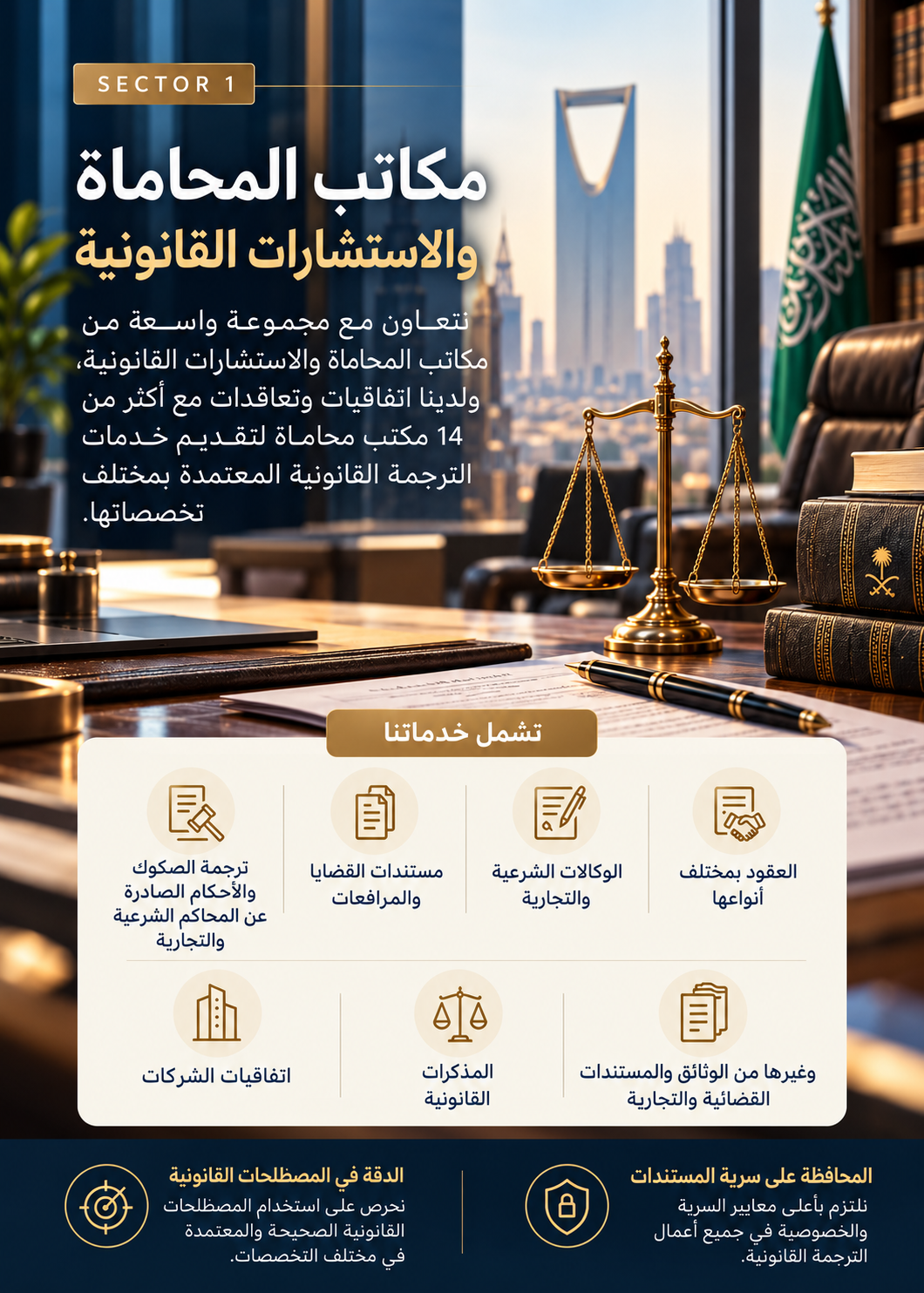 مكاتب المحاماة والاستشارات القانونية